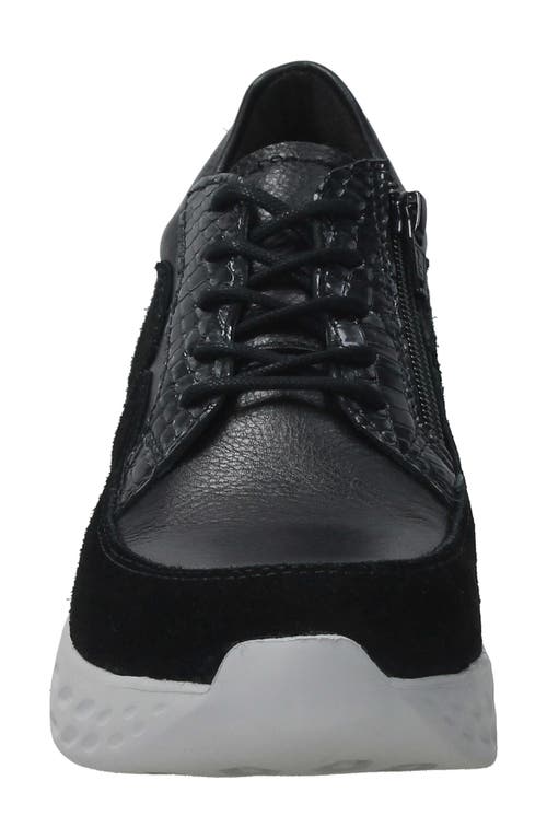 Wolky Pro Sneaker In Black Combi