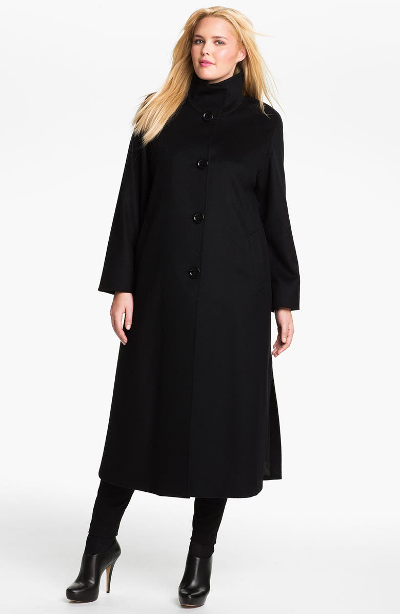 Cinzia Rocca Long Wool & Cashmere Coat (Plus) | Nordstrom