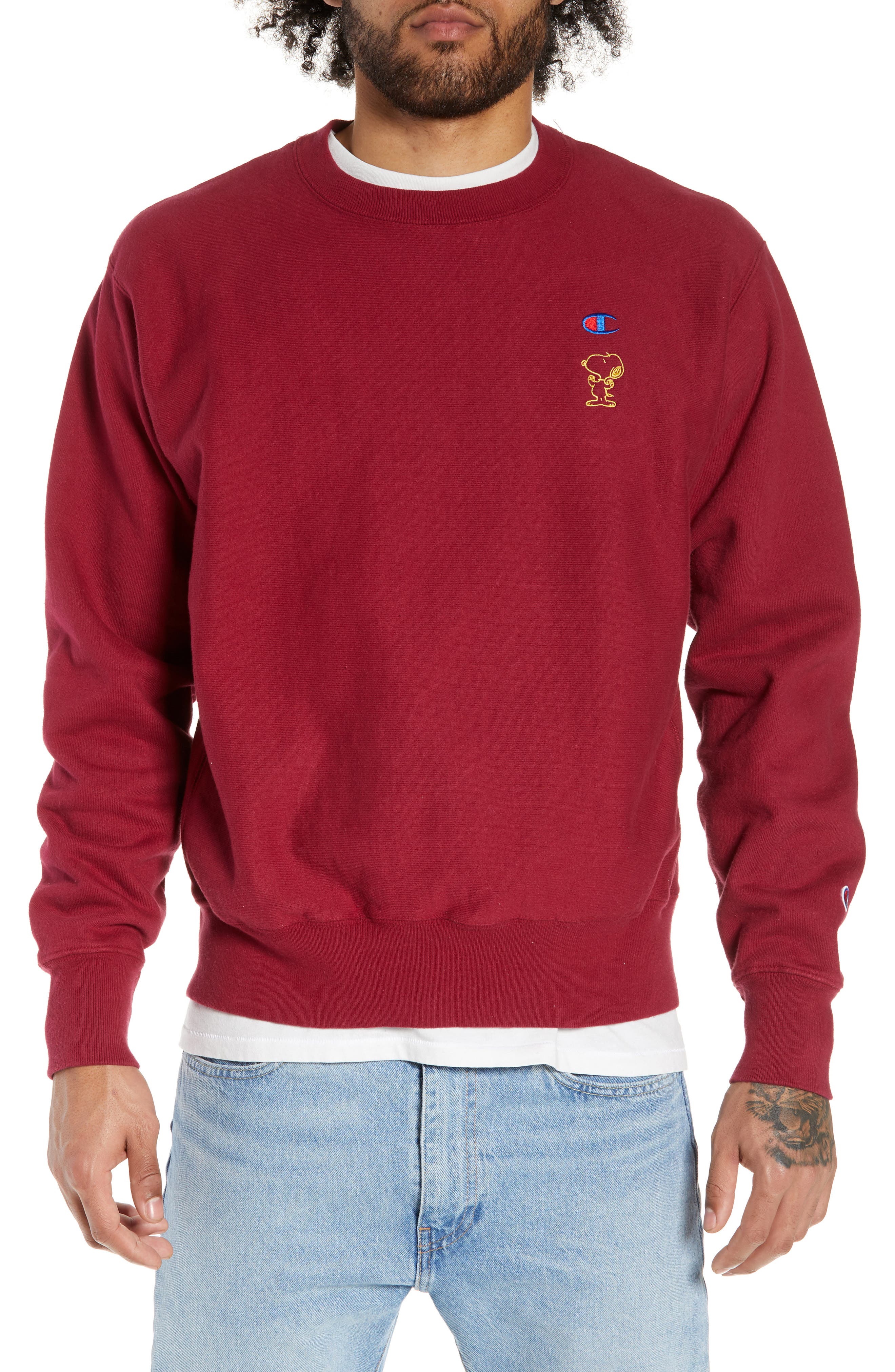 Champion Reverse Weave Snoopy Sweatshirt