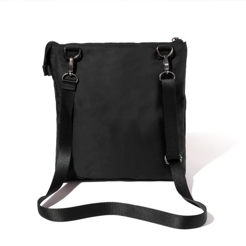 Baggallini Nolita Crossbody Bag With Rfid Wristlet In Black Twill
