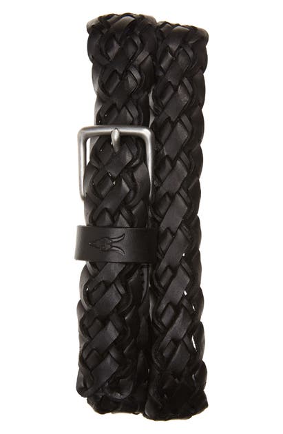 ALLSAINTS BRAIDED LEATHER BELT,AS400070