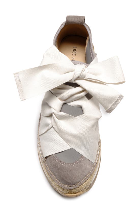 Free People Chapmin Espadrille Sneaker In Oyster Combo