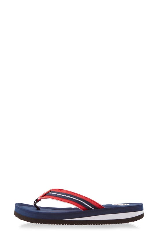 Floopi Molded Cushioned Flip Flop In Navy
