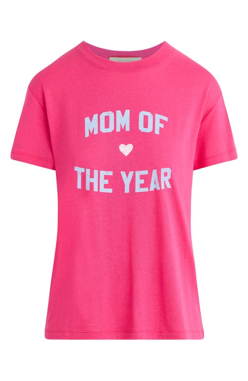 Mom of the Year Graphic T-Shirt in Beetroot