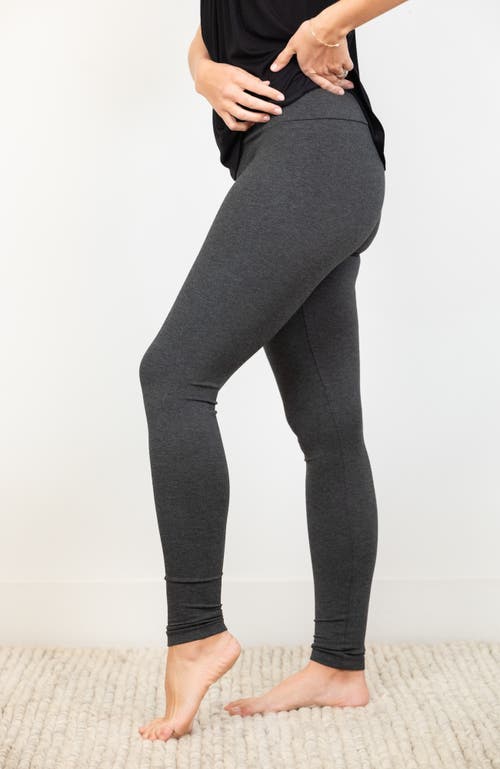 Jjwinks Ultimate Lounge & Sleep High Waist Leggings In Charcoal