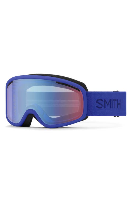 Shop Smith Vogue 154mm Snow Goggles In Lapis/blue Sensor Mirror