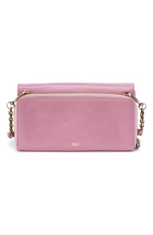 Shop Hobo Rubie Leather Crossbody Bag In Lilac Rose