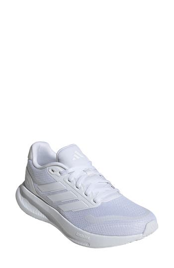 Adidas Originals Adidas Run Falcon 5 Running Shoe In White/white/white