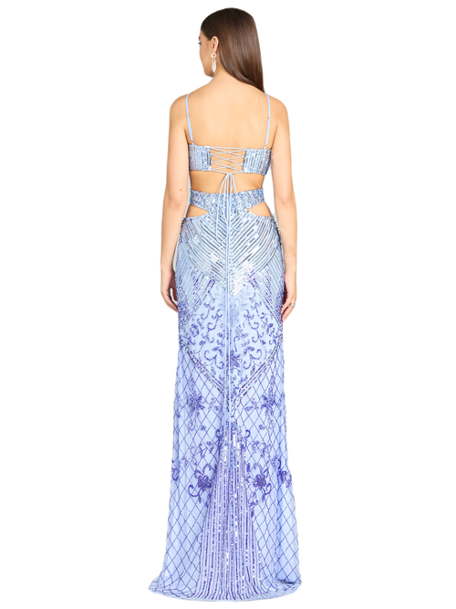 Shop Lara New York Bel & Genesis Prom Dress In Periwinkle