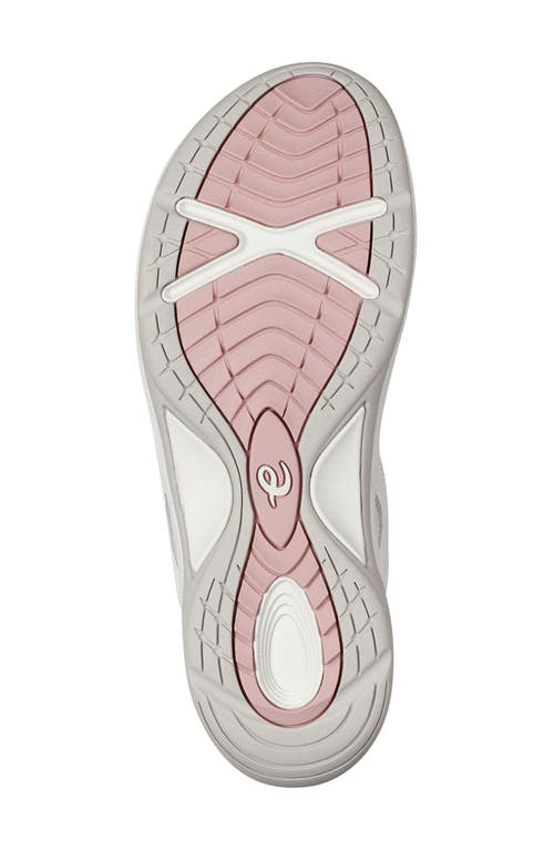 Shop Easy Spirit Esplash Hiking Sandal In Bright White/pink Multi