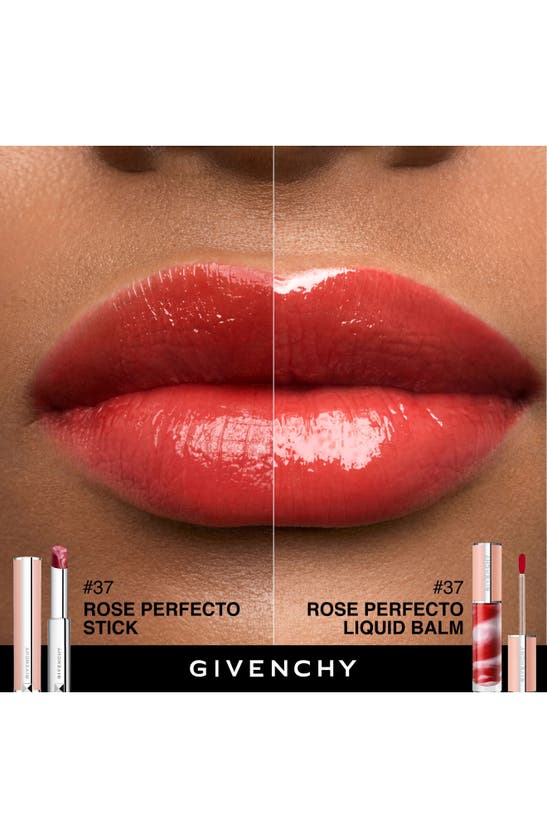 Shop Givenchy Rose Perfecto Liquid Lip Balm In 37 Rouge Graine