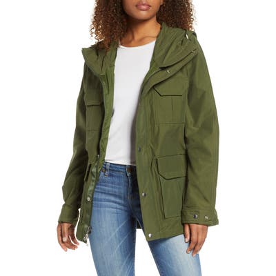 The North Face Mountain Water Repellent Hooded Jacket, Green