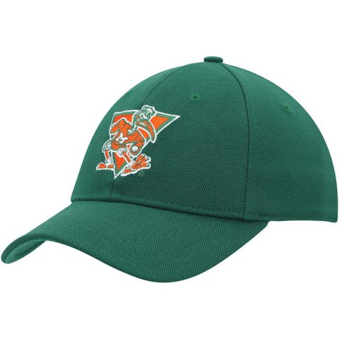 Men's adidas Cream Miami Hurricanes On-Field Baseball Fitted Hat
