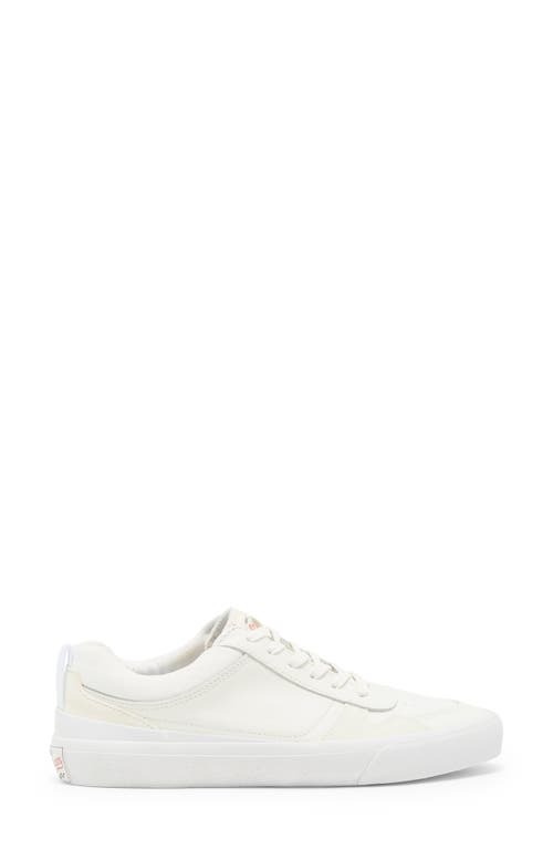 Official Program Canvas Lace-up Sneaker In Off White/white