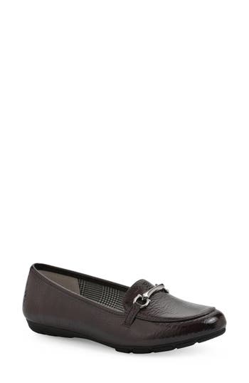 Cliffs By White Mountain Glowing Bit Loafer In Burgundy Patent