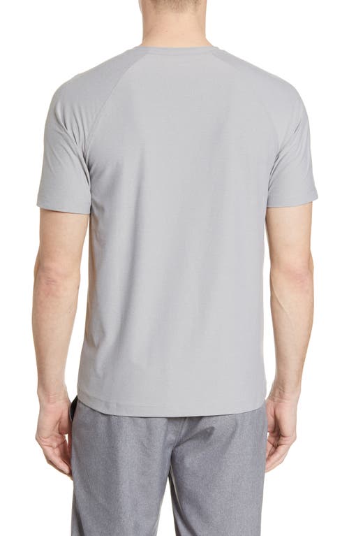 Shop Rhone Reign Performance T-shirt In Gray Space Dye