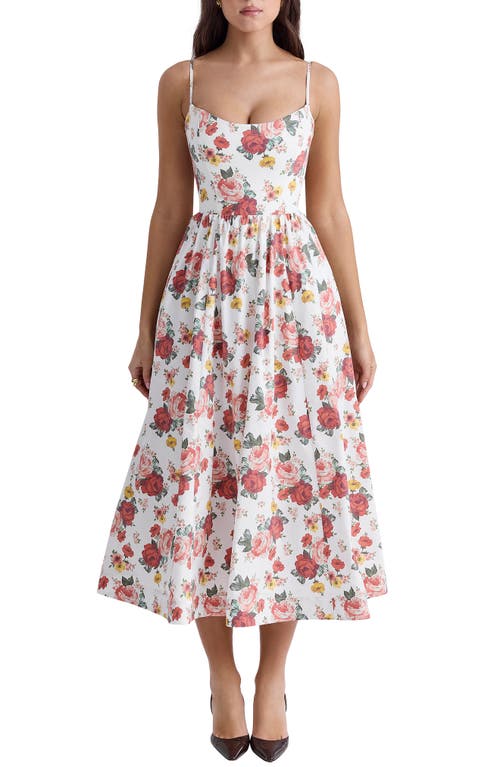 House Of Cb Lolita Floral Sundress In White