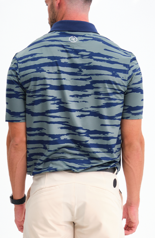 Reflo Tagus Performance Sustainable Polo In Coronet Blue