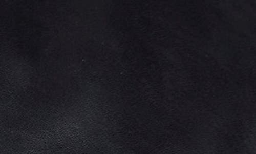 Missani Le Collezioni Leather Dickey Jacket In Black/cognac