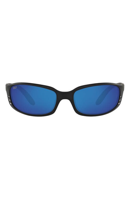 UPC 097963515542 product image for Costa Del Mar 59mm Polarized Wraparound Sunglasses in Matte Black at Nordstrom | upcitemdb.com