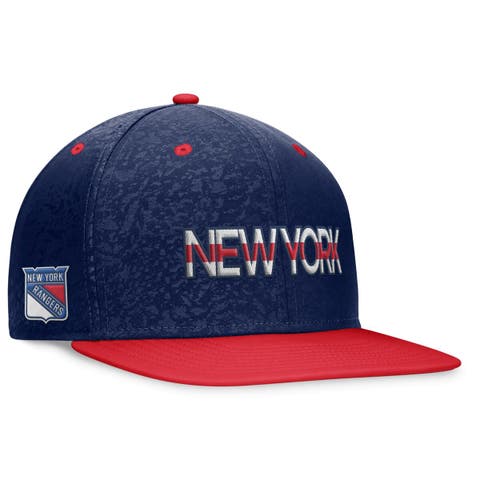 Men's Fanatics Branded Navy/Red New York Rangers Alternate Rink Two-Tone Snapback Hat