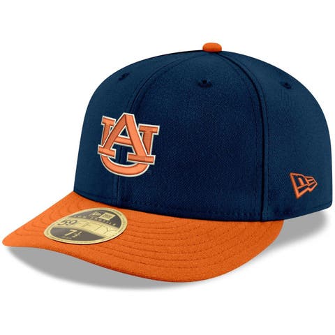 Men's New Era Navy Auburn Tigers Throwback Logo Basic Low Profile