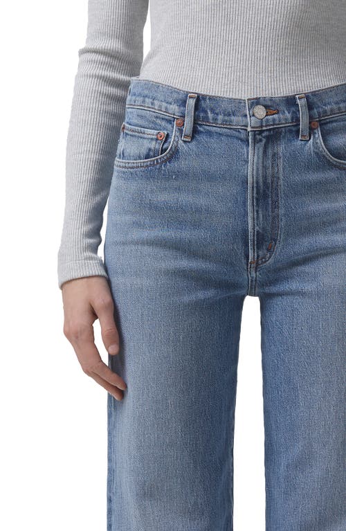 Agolde Harper High Rise Wide-leg Jeans In Flash In Flash