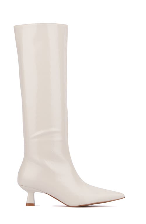 Olivia Miller Mars Knee High Boot In Bone