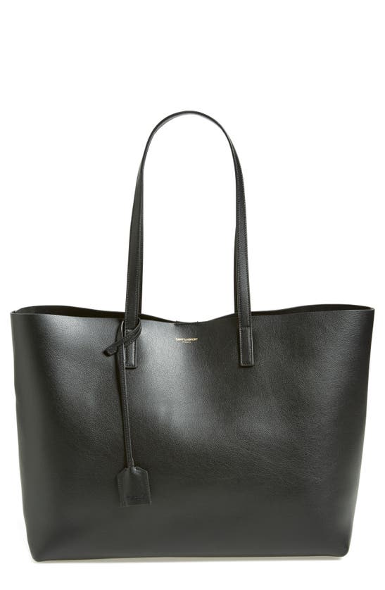 SAINT LAURENT SHOPPING LEATHER TOTE