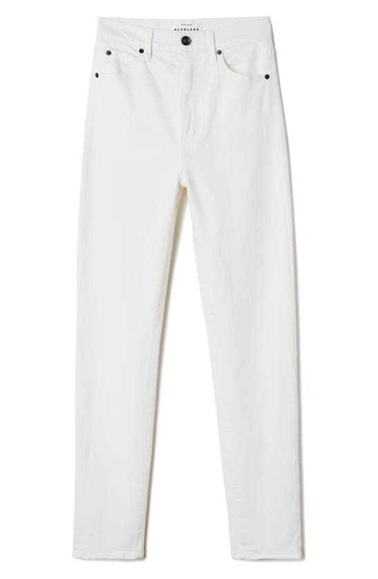 Shop Slvrlake Beatnik High Waist Ankle Slim Jeans In White