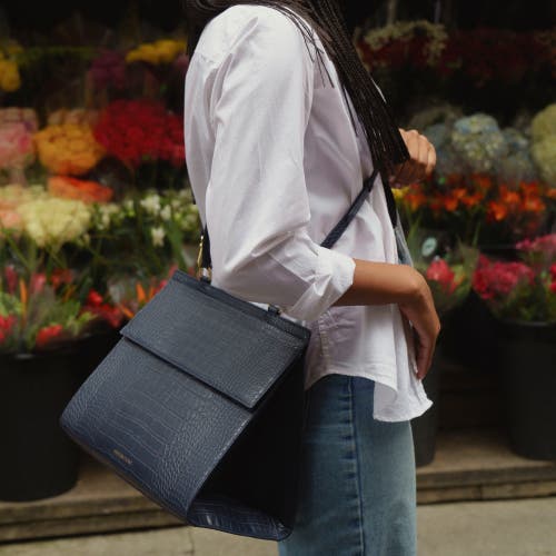 Shop Modern Picnic The Large Luncher In Navy Croc