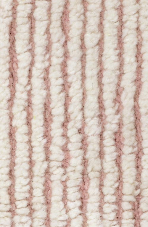 Lorena Canals Koa Wool Rug In Sheep White/pale Blush