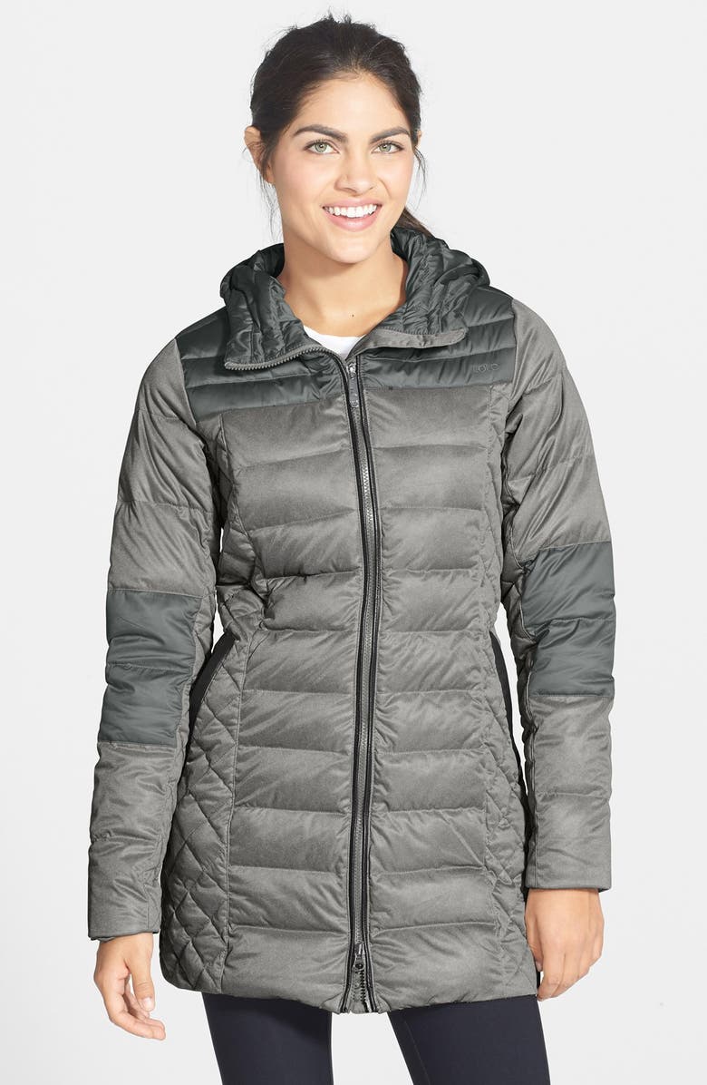 Lole 'Faith' Heather Knit Down Hooded Jacket | Nordstrom