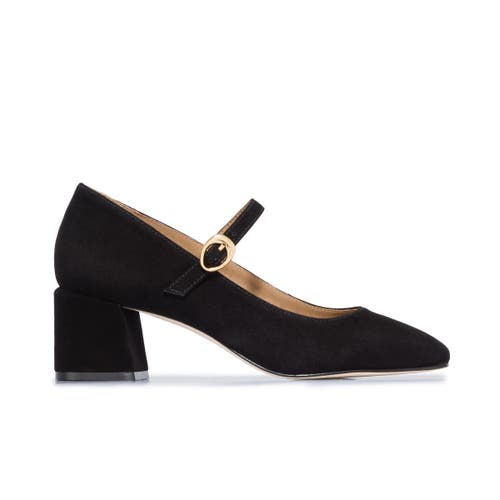 Bernardo Footwear Ancona Block Heel Mary Jane In Black