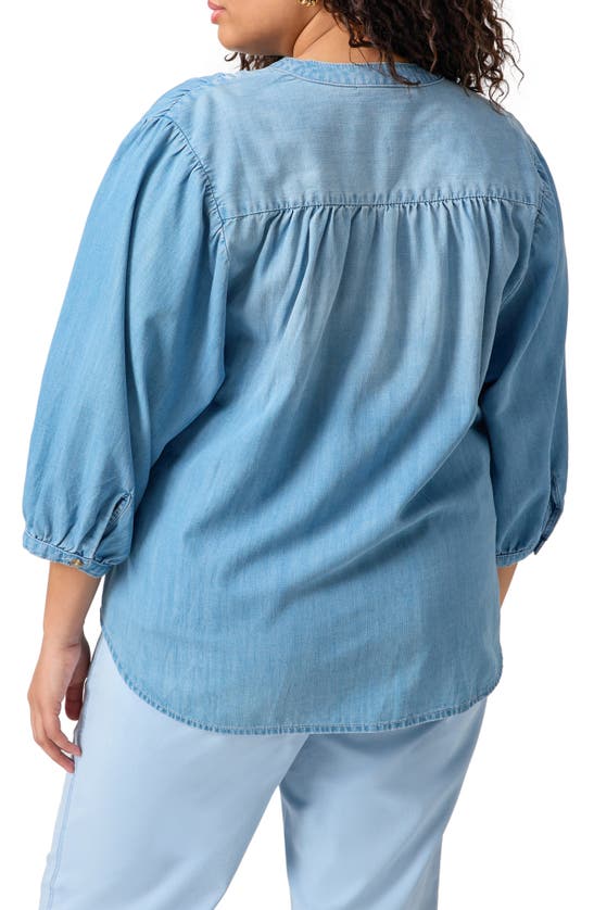 Shop Sanctuary Chambray Shirt In Bit Of Blue