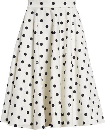 Dolce&Gabbana DG Logo Polka Dot Skirt | Nordstrom