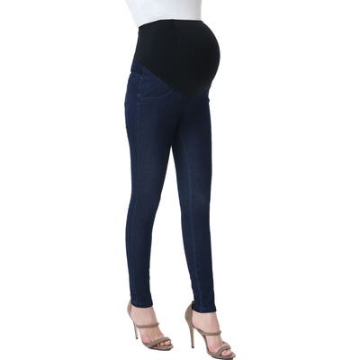 Kimi And Kai Sadie Over The Belly Maternity Denim Leggings