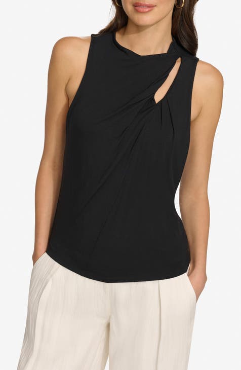 Cutout Sleeveless Top