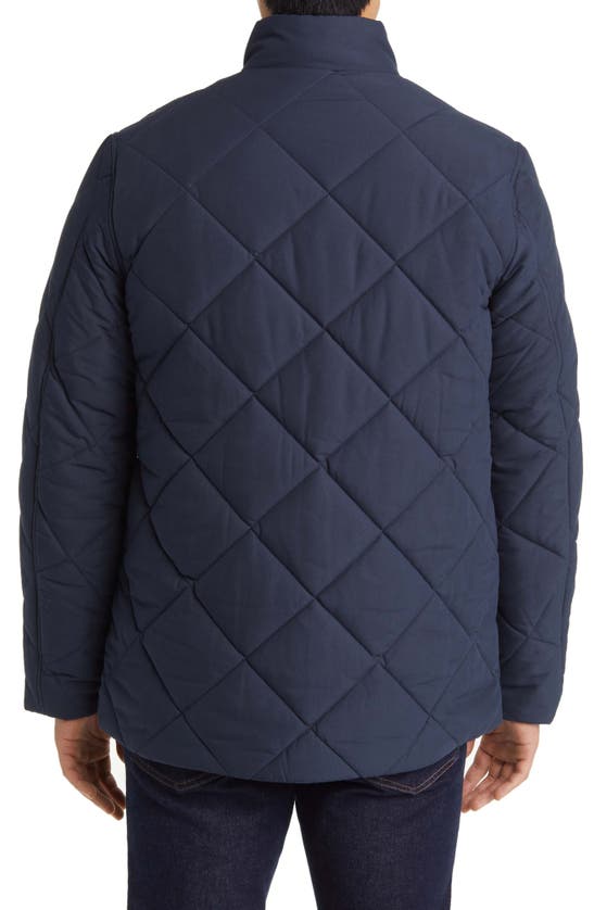 Barbour Winter Chelsea Quilted Jacket In Navy