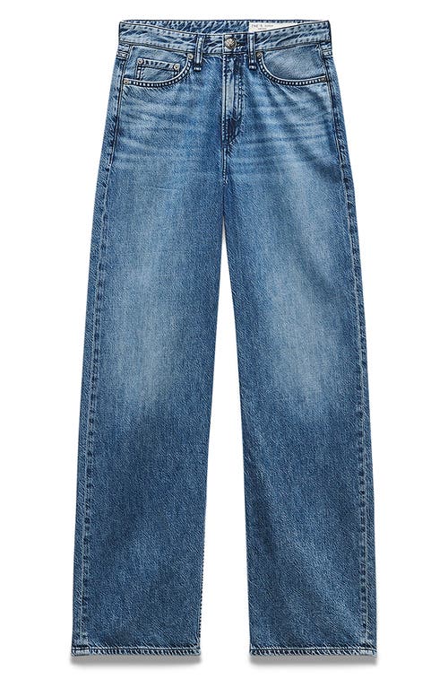 Shop Rag & Bone Featherweight Logan Wide Leg Jeans In River