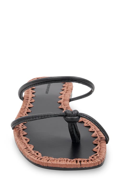 Bcbgmaxazria Bali Sandal In Black/tan