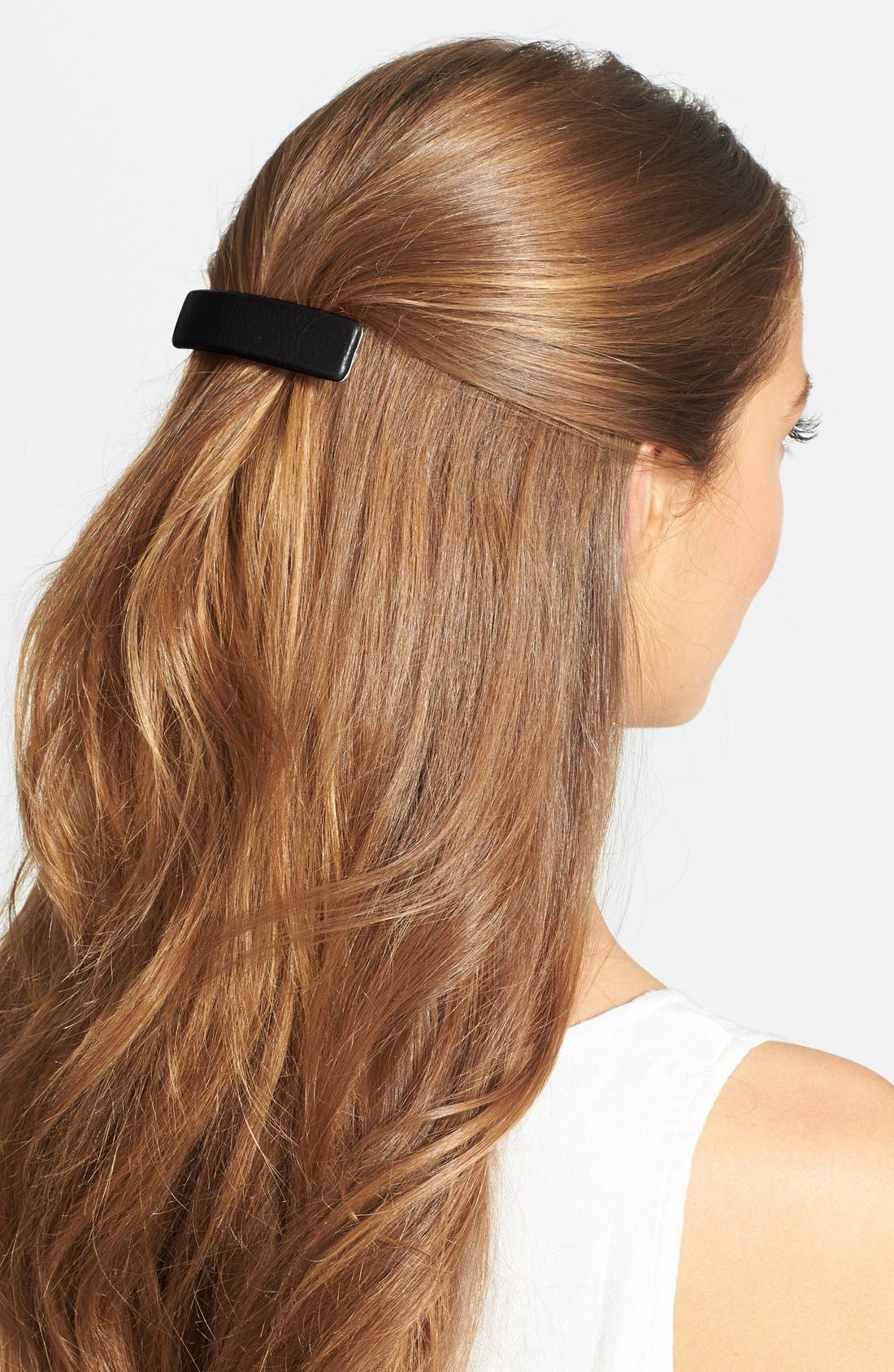 L. Erickson Leather Barrette Nordstrom