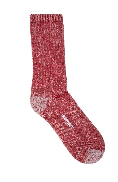 DRUTHERS NYC DRUTHERS NYC MERINO WOOL HOUSE SOCK 