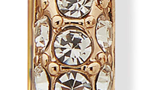 Shop Dkny Aubrey Set Of 3 Earrings In Gold/crystal