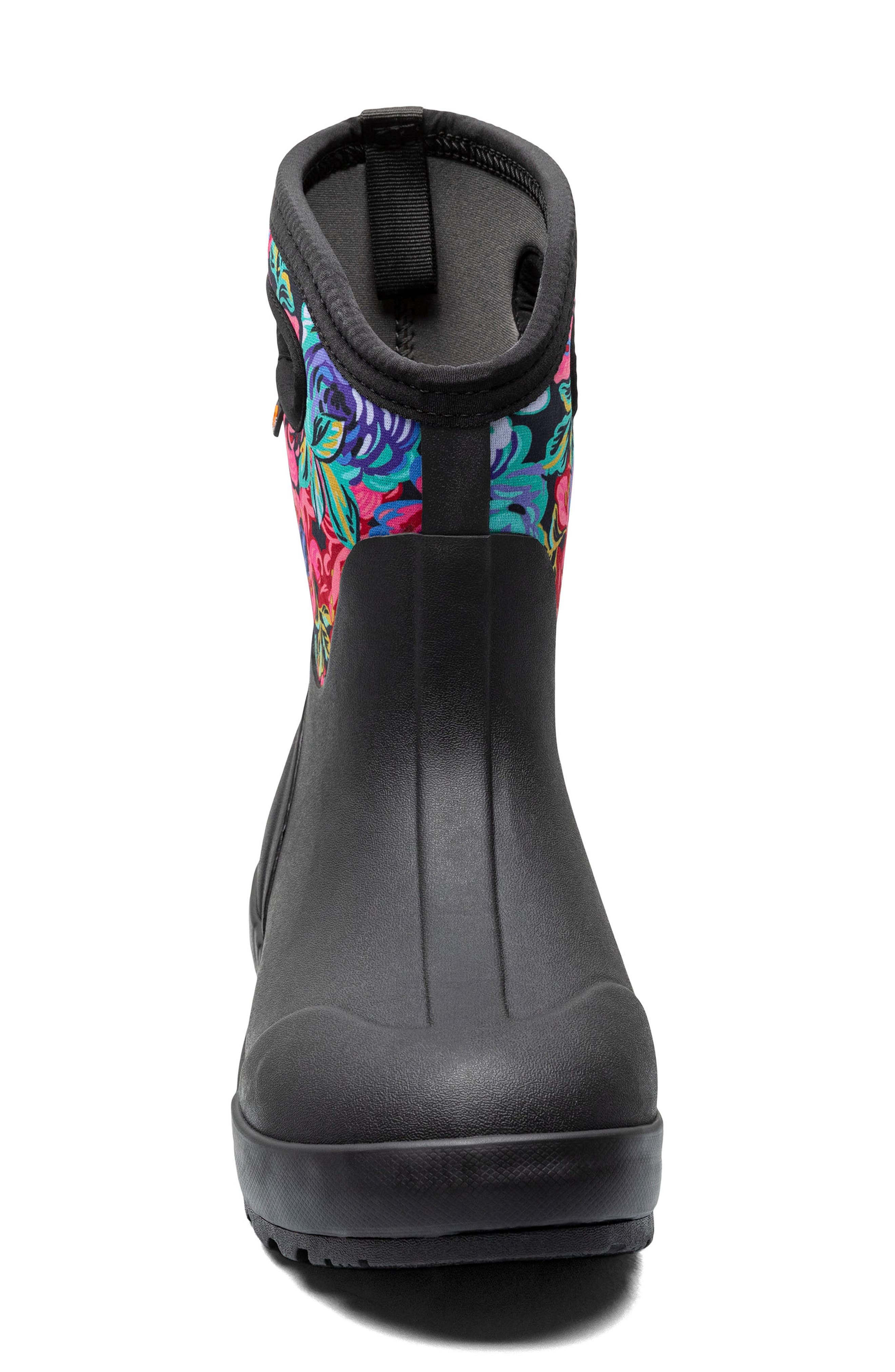 Bogs Classic II Rose Garden Mid Waterproof Insulated Rain Boot (Women