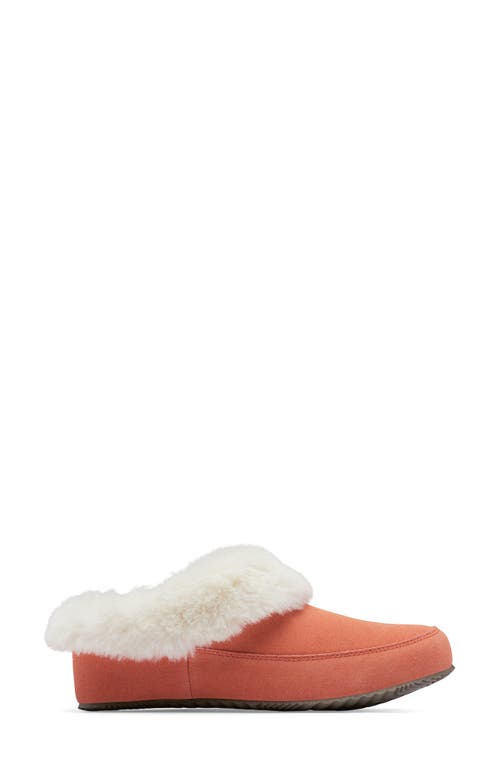 Shop Sorel Go Coffee Run Faux Fur Slipper In Paradox Pink/sea Salt