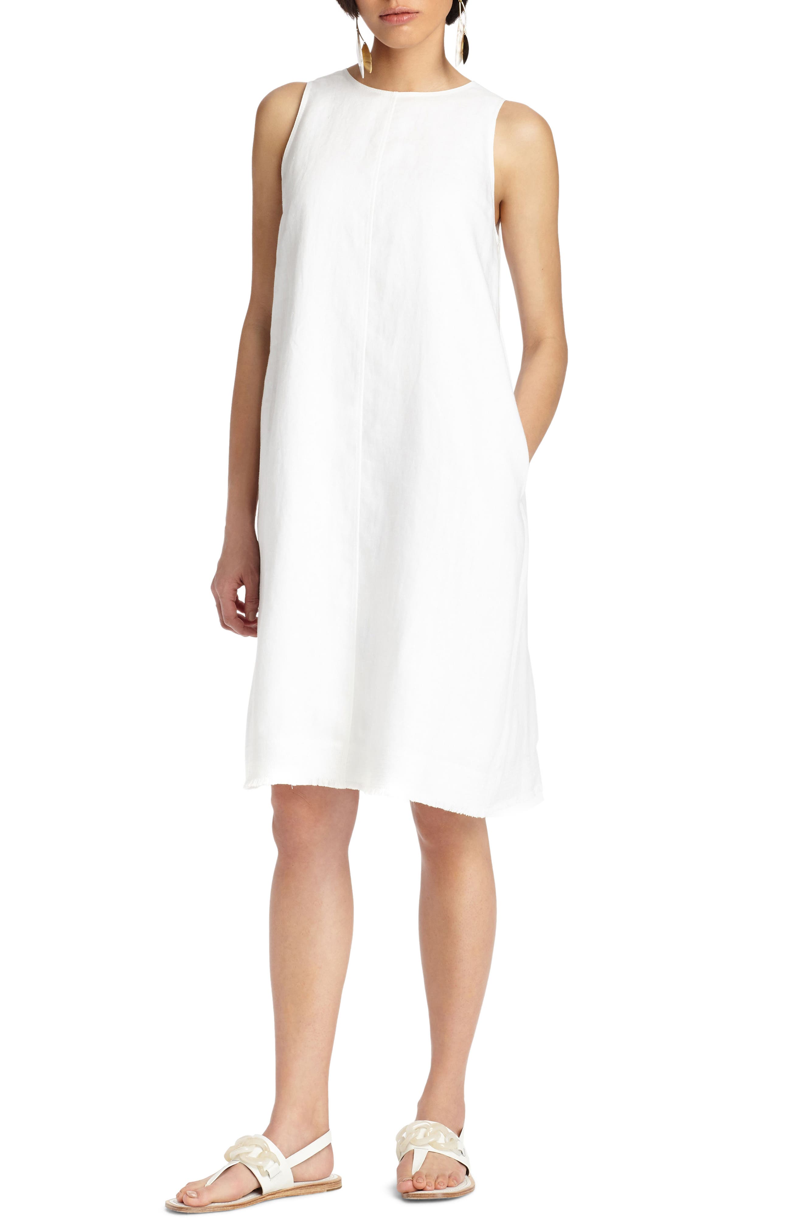 lafayette 148 linen dress