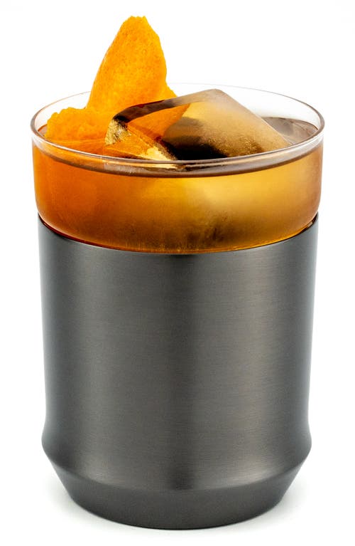 Hybrid Cocktail Glass in Gunmetal Black
