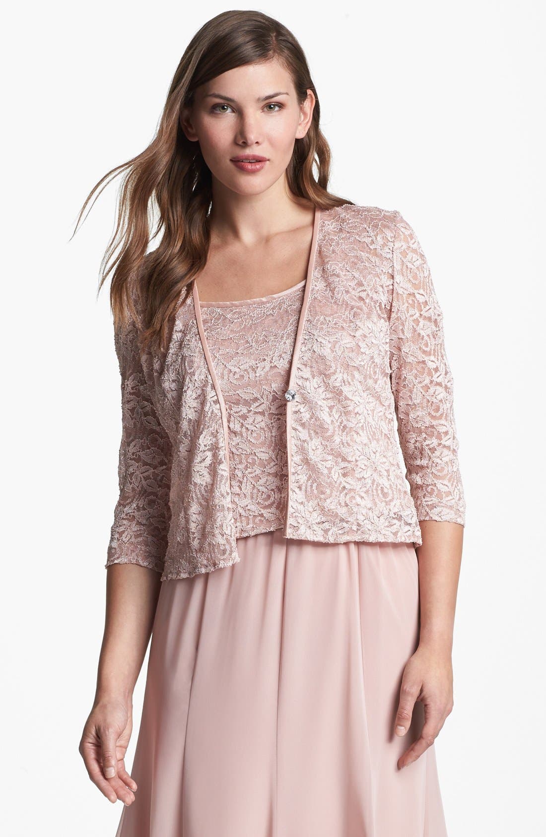 Alex Evenings Embellished Shell & Jacket (Petite) Nordstrom
