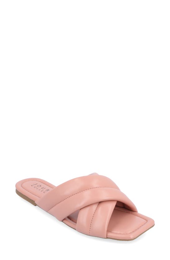 Journee Collection Tru Comfort Divyah Sandal In Mauve